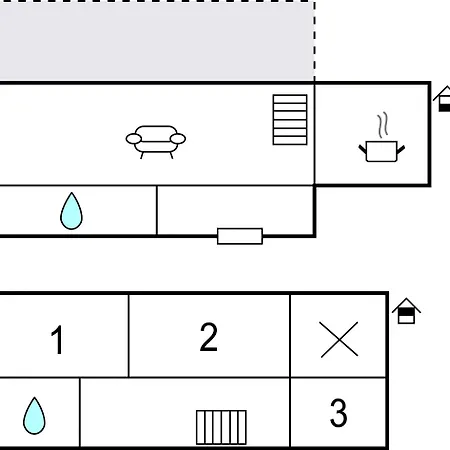 Ferienhaus Cozy In With Kitchen Palit