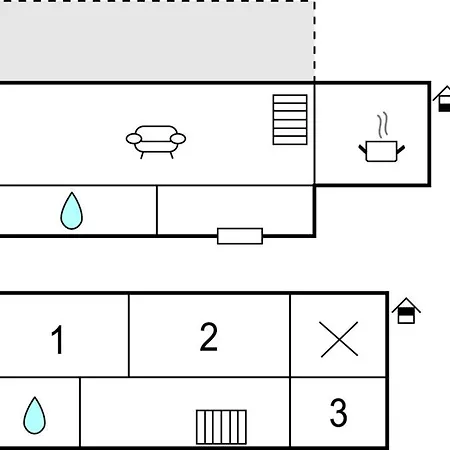 Ferienhaus Cozy In With Kitchen *